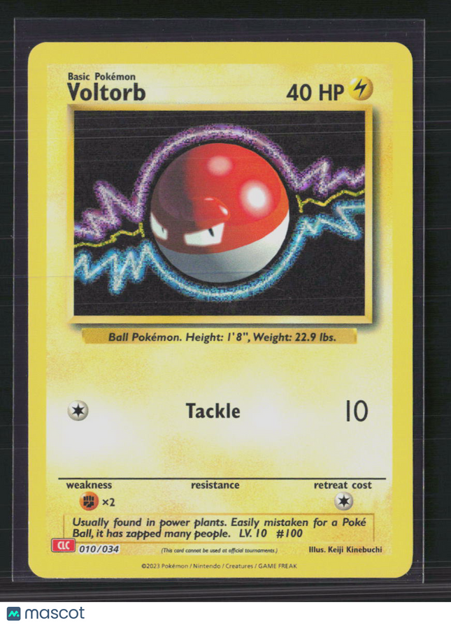 Pokemon 2023 Classic Collection Voltorb #10/34