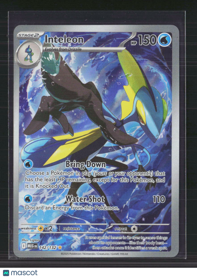 Pokemon 2025 Mega Evolution Inteleon #142/132