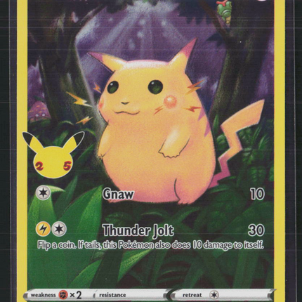 Pokemon 2021 Celebrations Pikachu #5/25