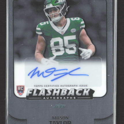 2025 Topps Finest Flashback Autographs Mason Taylor #FBA-MT RC Auto