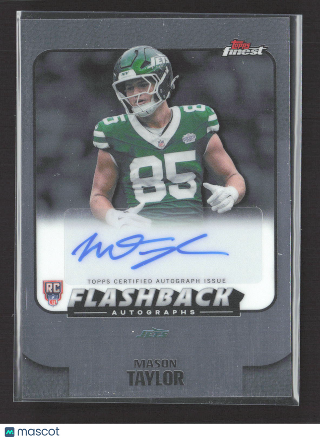 2025 Topps Finest Flashback Autographs Mason Taylor #FBA-MT RC Auto