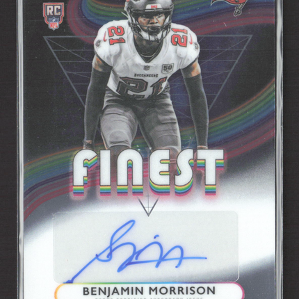 2025 Topps Finest Benjamin Morrison #RFA-BM RC Auto