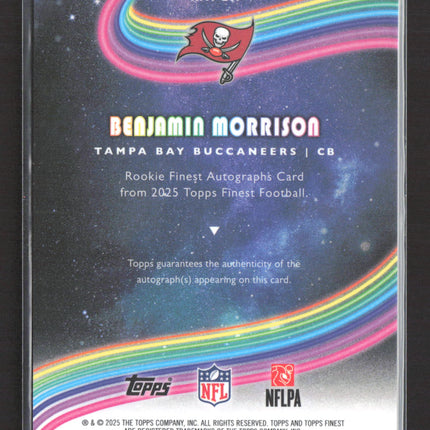 2025 Topps Finest Benjamin Morrison #RFA-BM RC Auto