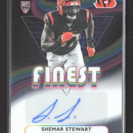 2025 Topps Finest Football Shemar Stewart #RFA-SST RC Auto