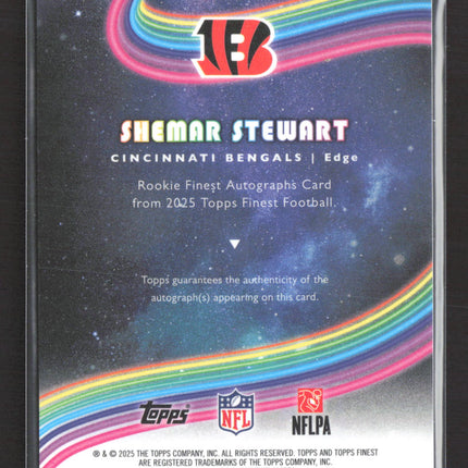 2025 Topps Finest Football Shemar Stewart #RFA-SST RC Auto