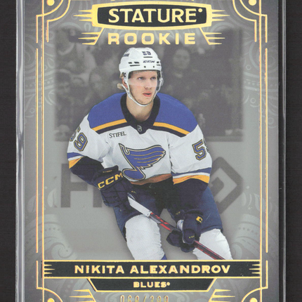 2023 Upper Deck Stature Nikita Alexandrov #135 068/399