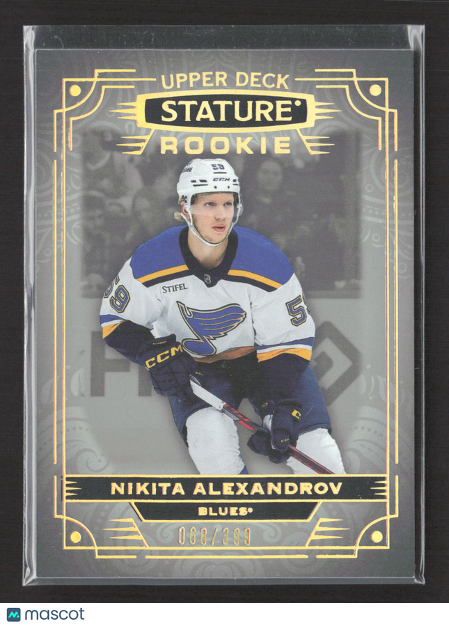 2023 Upper Deck Stature Nikita Alexandrov #135 068/399