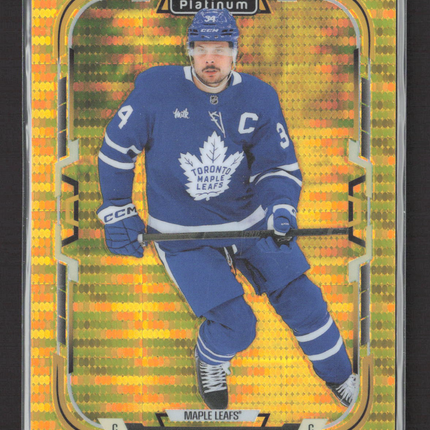 2026 Upper Deck O-Pee-Chee Platinum Auston Matthews #80 Seismic Gold 46/50