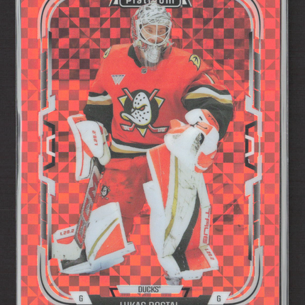 2026 O-Pee-Chee Platinum Lukas Dostal #181 Orange Checkers 15/25