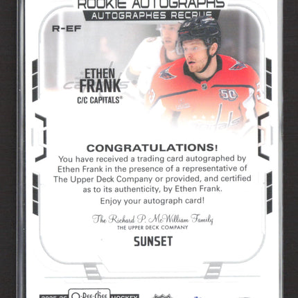 2026 O-Pee-Chee Platinum Ethen Frank #R-EF Sunset Auto