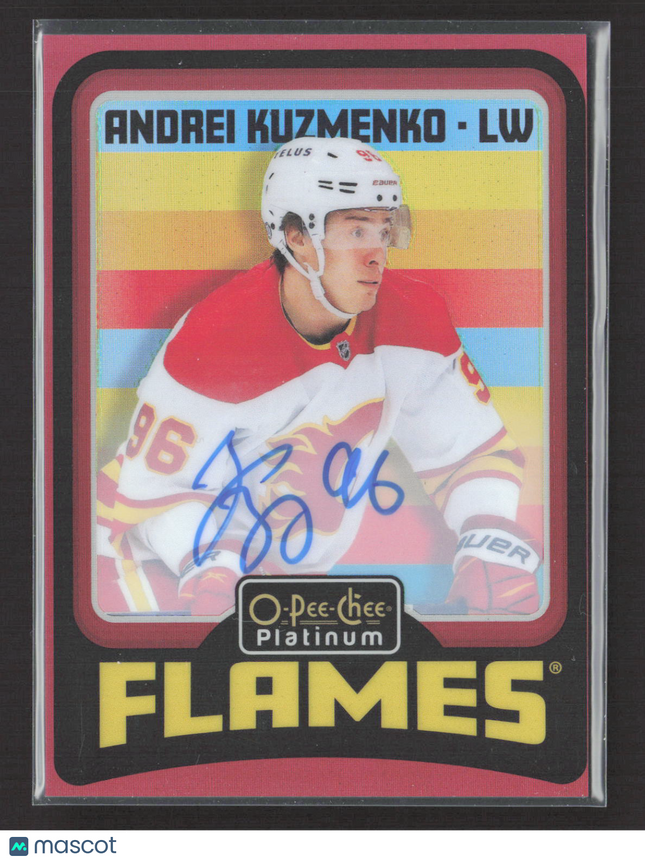 2025 O-Pee-Chee Platinum Andrei Kuzmenko #R57 Red Rainbow Auto Auto