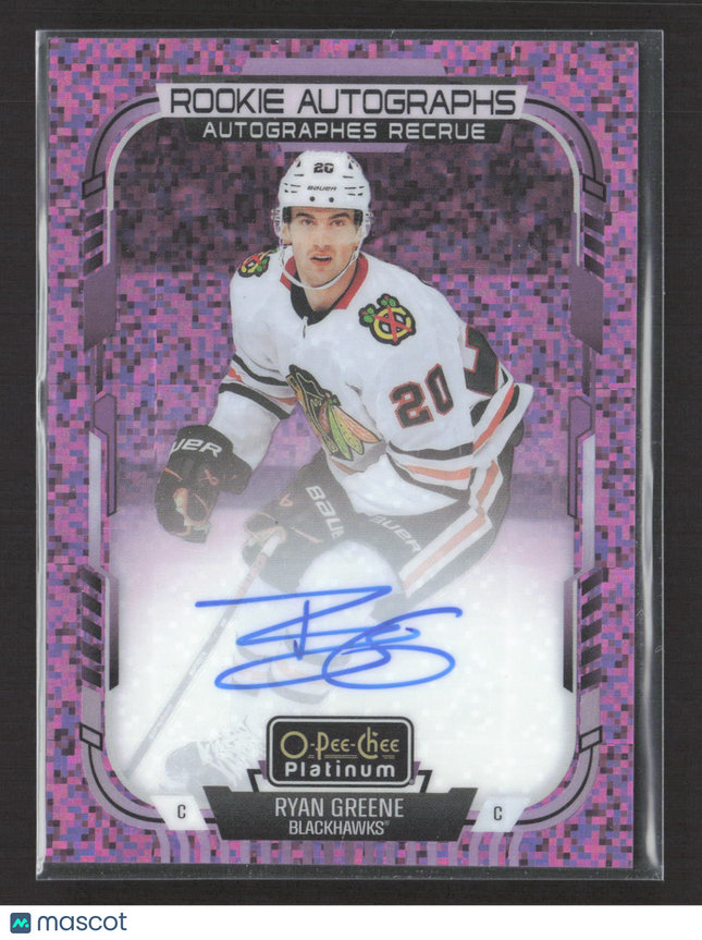 2026 Upper Deck O-Pee-Chee Platinum Ryan Greene #R-RG Violet Pixels 58/99 Auto