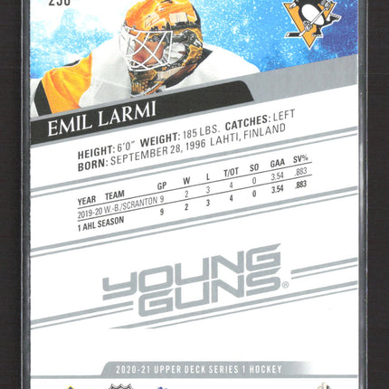 2020 Upper Deck Series 1 Young Guns Emil Larmi #236