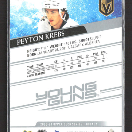 2020 Upper Deck Series 1 Young Guns Peyton Krebs #239