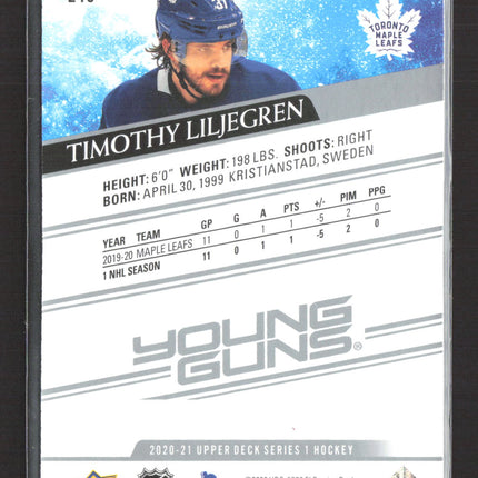 2020 Upper Deck Series 1 Young Guns Timothy Liljegren #248