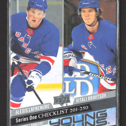 2020 Upper Deck Series 1 Young Guns Vitali Kravtsov Alexis Lafreniere #250