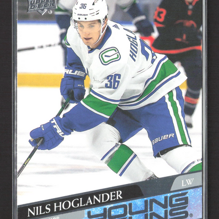 2021 Upper Deck Series 2 Young Guns Nils Hoglander #462