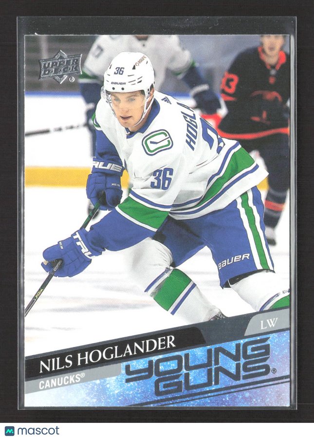 2021 Upper Deck Series 2 Young Guns Nils Hoglander #462