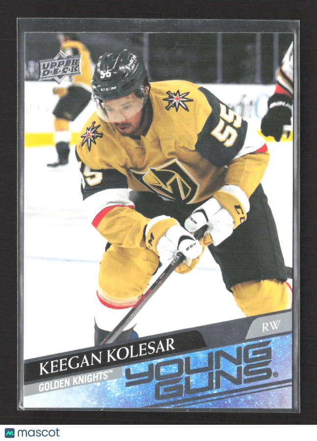 2021 Upper Deck Series 2 Young Guns Keegan Kolesar #477