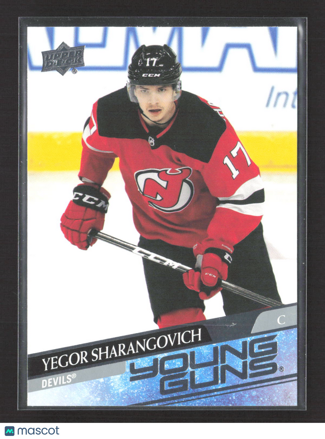 2021 Upper Deck Series 2 Young Guns Yegor Sharangovich #489