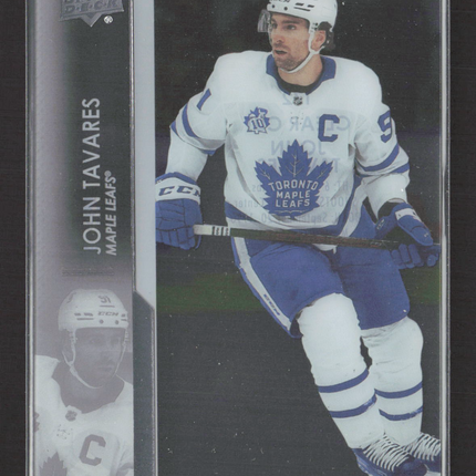 2021 Upper Deck Series 1 Hockey Clear Cut John Tavares #172