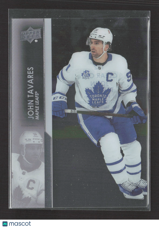 2021 Upper Deck Series 1 Hockey Clear Cut John Tavares #172