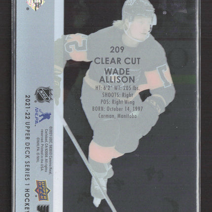 2021 Upper Deck Series 1 Young Guns Wade Allison #209 Clear Cut