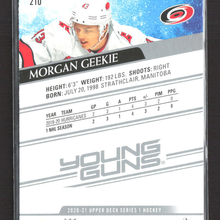 2020 Upper Deck Series 1 Young Guns Morgan Geekie #210