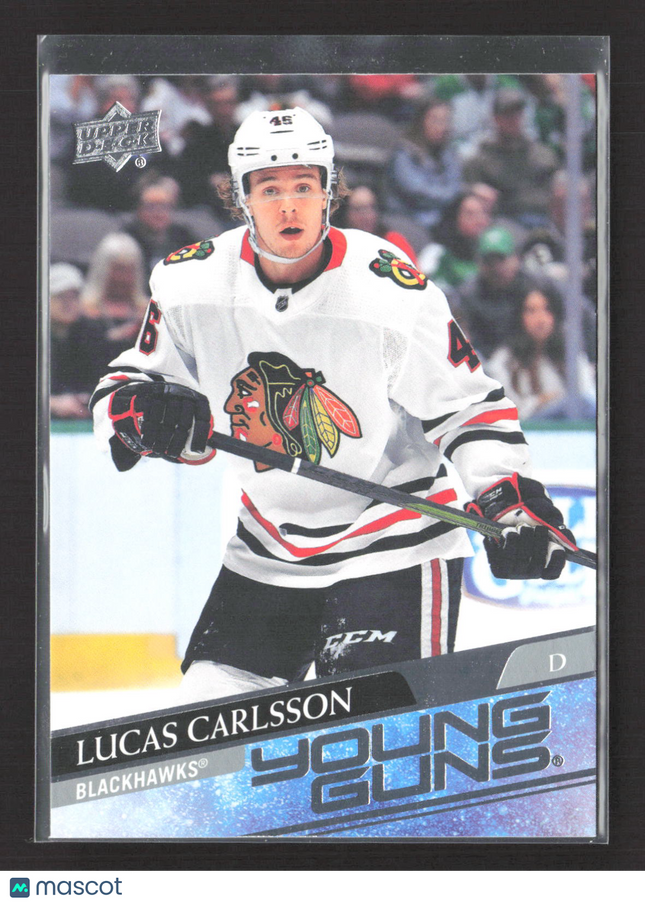 2020 Upper Deck Series 1 Young Guns Lucas Carlsson #212