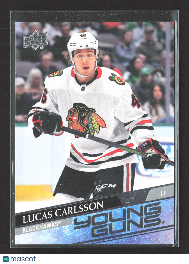 2020 Upper Deck Series 1 Young Guns Lucas Carlsson #212