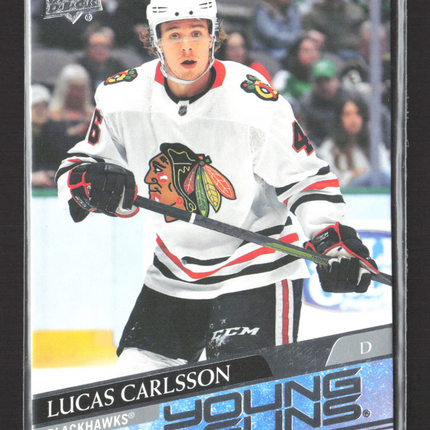2020 Upper Deck Series 1 Young Guns Lucas Carlsson #212
