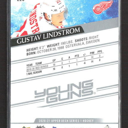 2020 Upper Deck Series 1 Young Guns Gustav Lindstrom #220