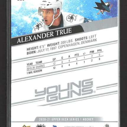 2020 Upper Deck Series 1 Young Guns Alexander True #225
