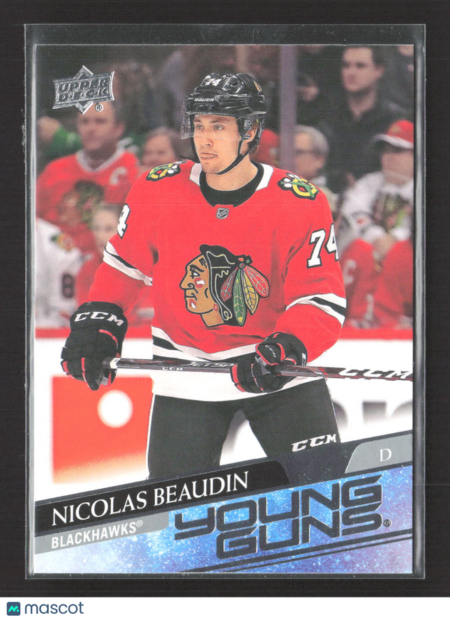 2020 Upper Deck Series 1 Young Guns Nicolas Beaudin #226