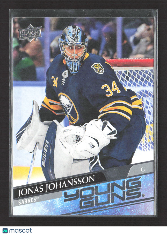 2020 Upper Deck Series 1 Young Guns Jonas Johansson #228