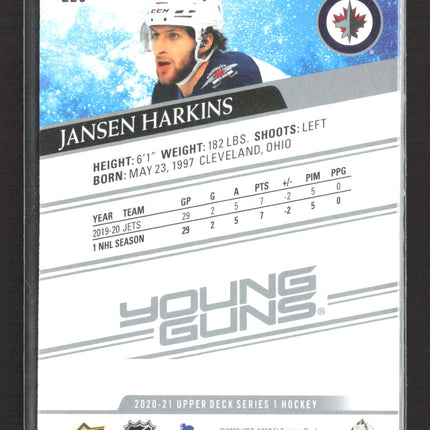 2020 Upper Deck Series 1 Young Guns Jansen Harkins #229