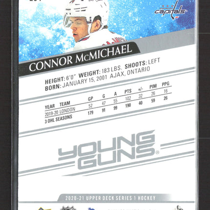 2020 Upper Deck Series 1 Young Guns Connor McMichael #234