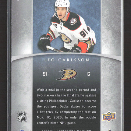 2024 Upper Deck Artifacts Leo Carlsson #2 602/999