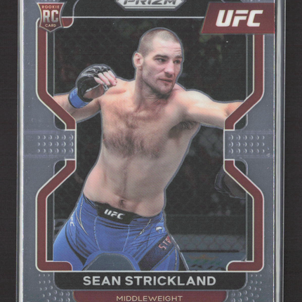 2022 Panini Prizm UFC Sean Strickland #172 RC