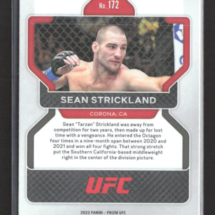 2022 Panini Prizm UFC Sean Strickland #172 RC
