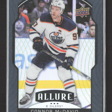 2021 Upper Deck Allure Connor McDavid #50 Black Rainbow