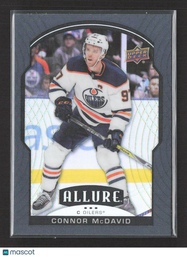 2021 Upper Deck Allure Connor McDavid #50 Black Rainbow