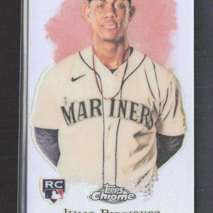 2022 Topps Allen & Ginter Chrome Julio Rodriguez #RDV-10 RC Refractor