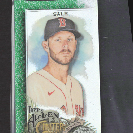 2022 Topps Allen & Ginter Chrome Chris Sale #272 Green Refractor /99