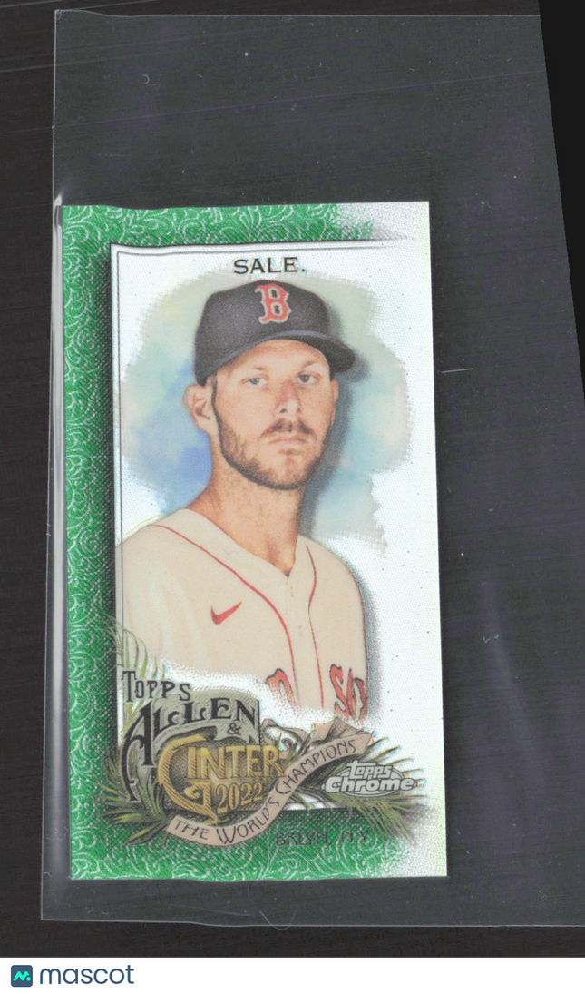 2022 Topps Allen & Ginter Chrome Chris Sale #272 Green Refractor /99
