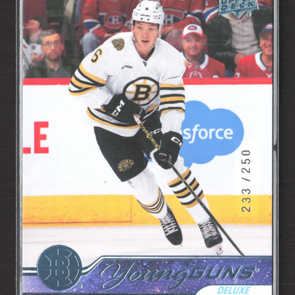 2024 Upper Deck Series 2 Young Guns Deluxe Mason Lohrei #497 233/250