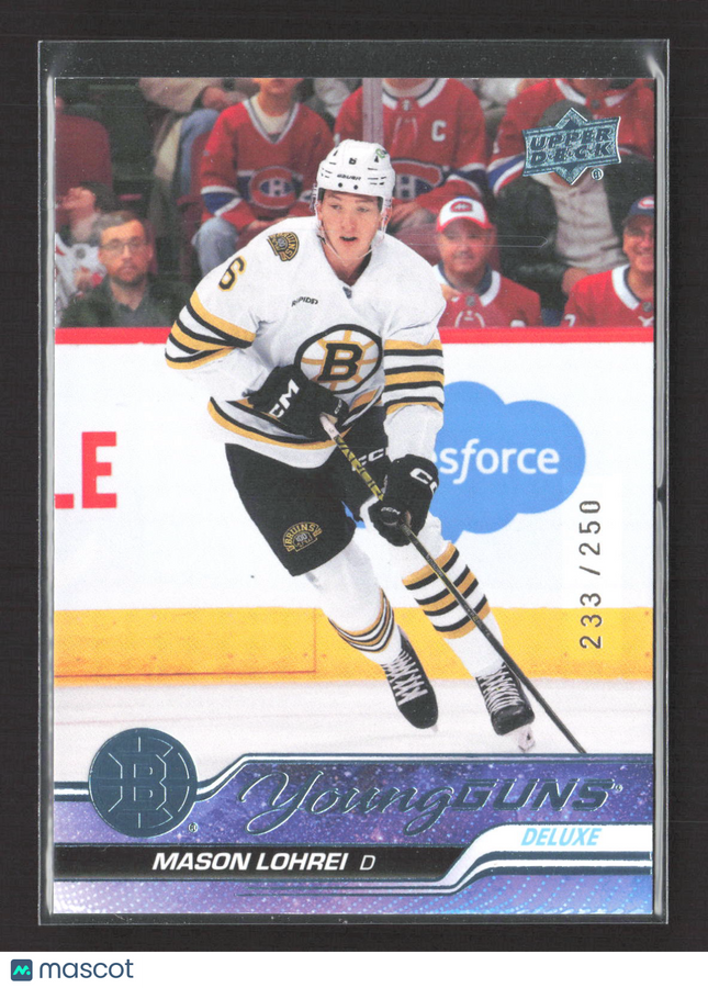 2024 Upper Deck Series 2 Young Guns Deluxe Mason Lohrei #497 233/250