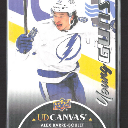 2021 Upper Deck Series 1 UD Canvas Young Guns Alex Barre-Boulet #C100