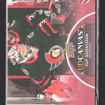 2021 Upper Deck UD Canvas Young Guns Filip Gustavsson #C93