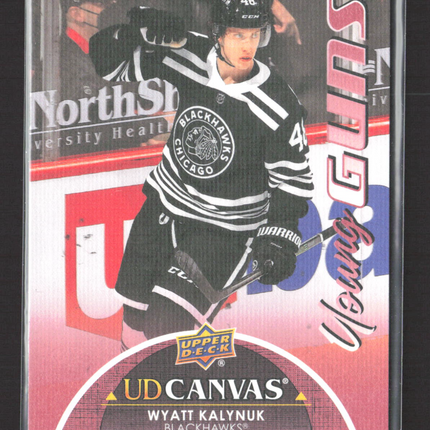 2021 Upper Deck Series 1 UD Canvas Young Guns Wyatt Kalynuk #C114